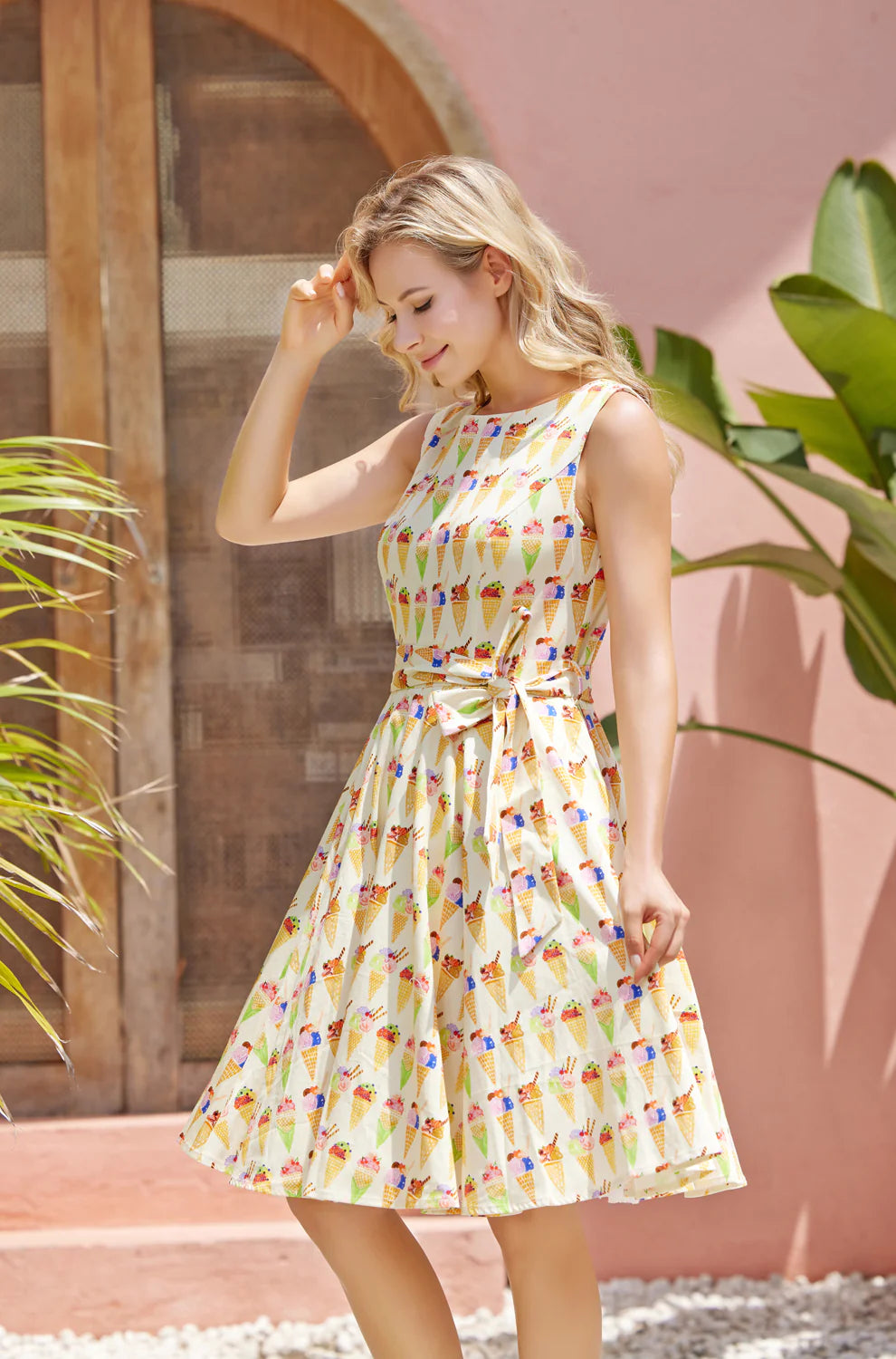 dress up games online fashion Princess Makeup and V Neck Linen Dress dissh_size_group_m Size:XS / 2
