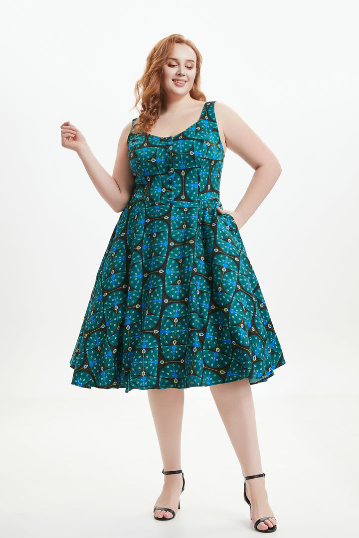 "Heidi" Art Deco Peacock
