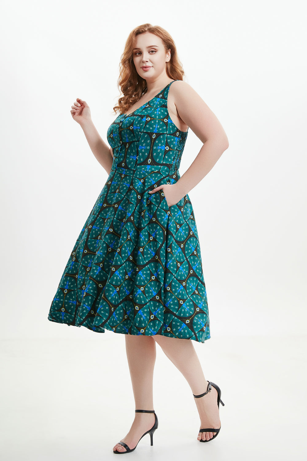 "Heidi" Art Deco Peacock
