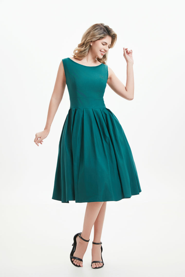 "Lily" Teal (Solid) Viscose Blend with Stretch