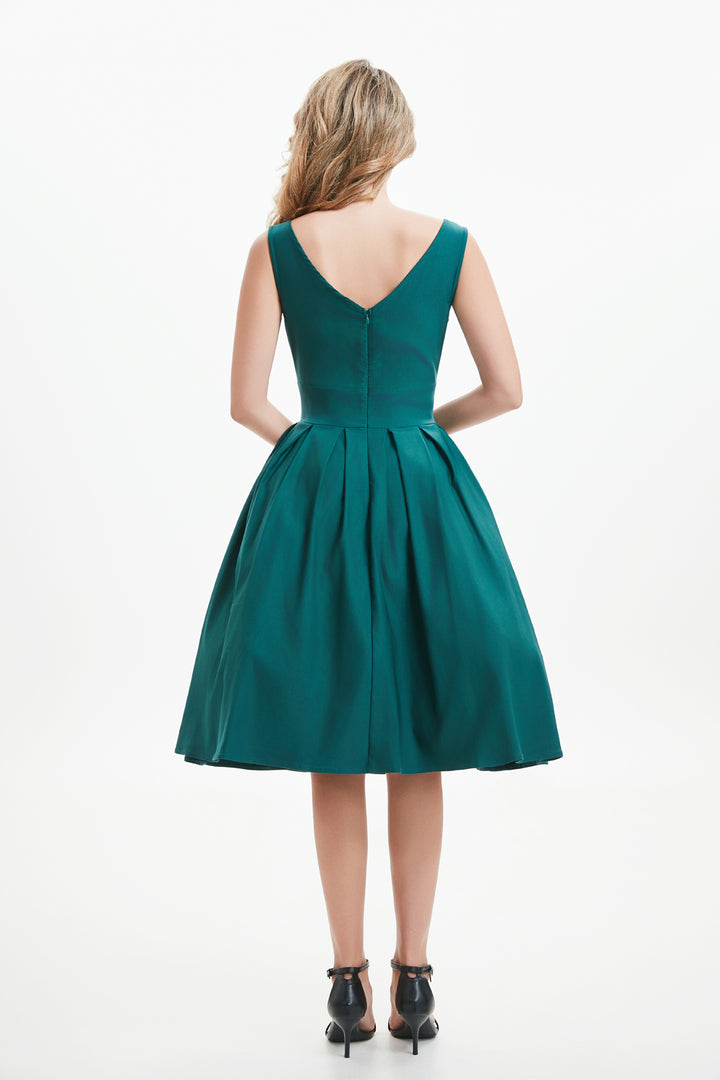 "Lily" Teal (Solid) Viscose Blend with Stretch