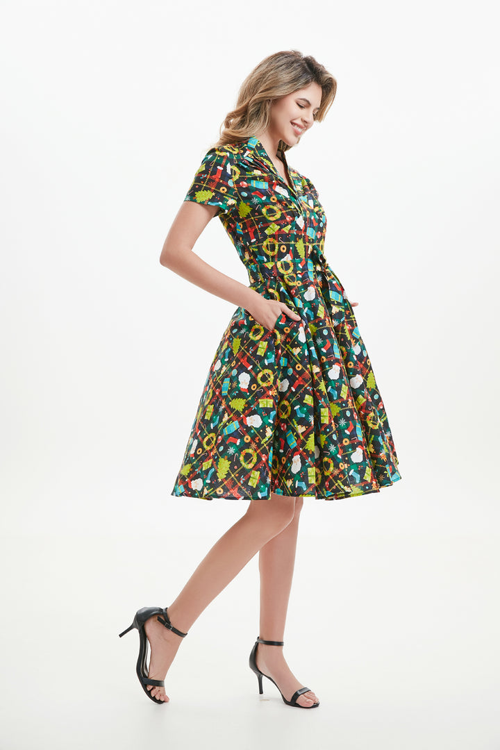 "Rose" Plaid Tidings