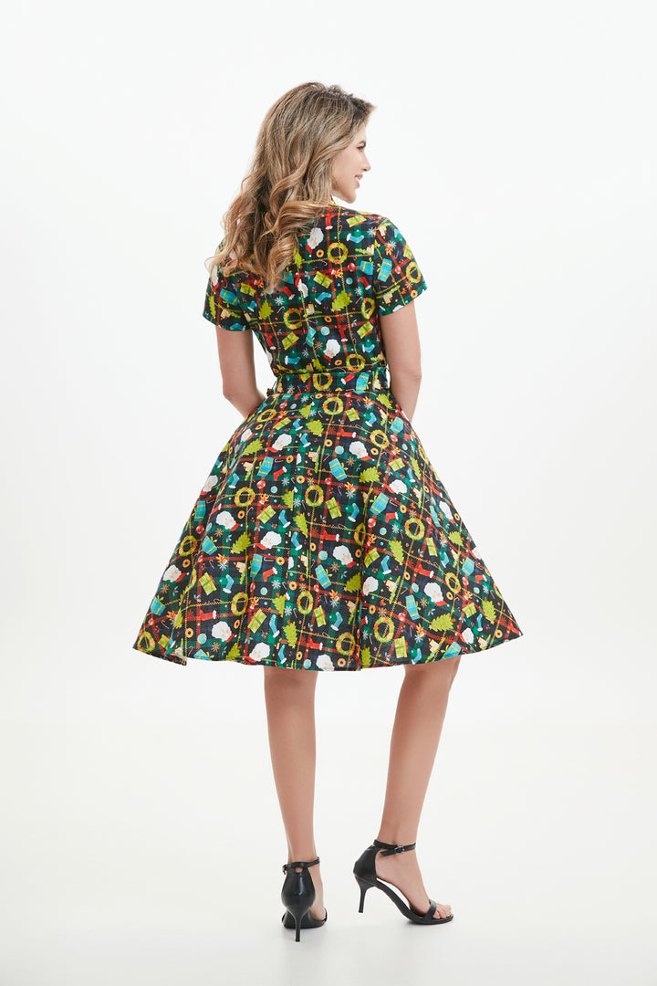 "Rose" Plaid Tidings