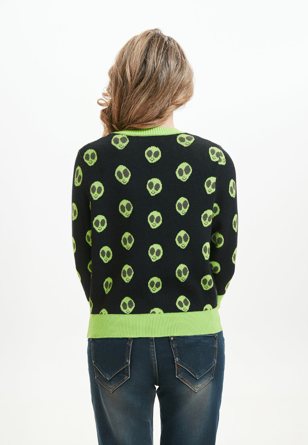 "Skye" Alien Encounter All Over Print Cardigan