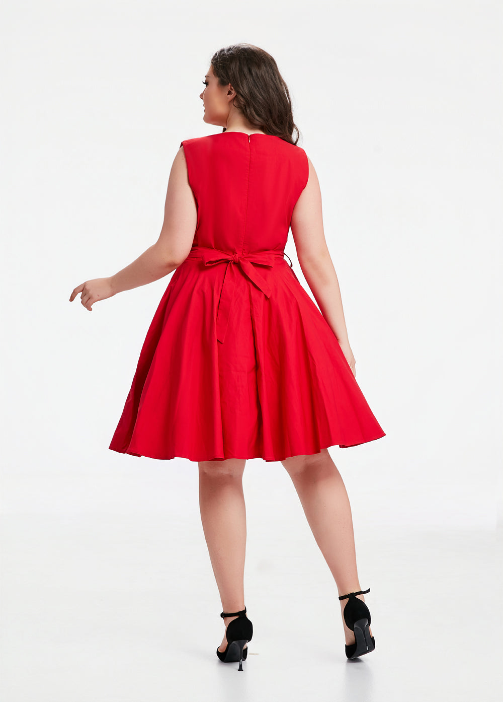 "Ruby" Red (Solid) Viscose Blend with Stretch