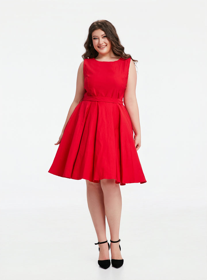 "Ruby" Red (Solid) Viscose Blend with Stretch