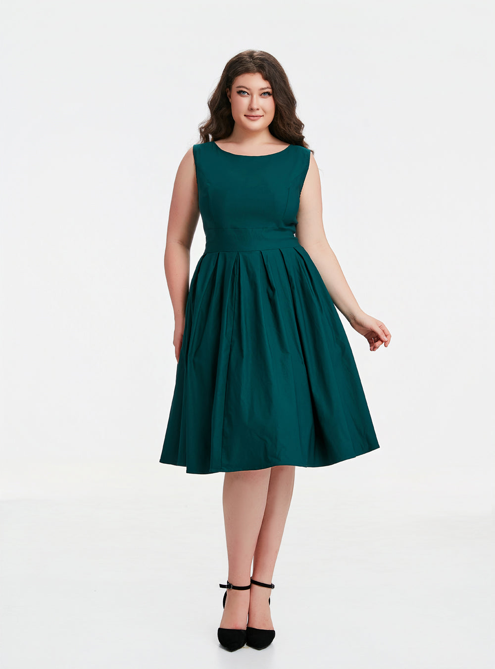 "Lily" Teal (Solid) Viscose Blend with Stretch
