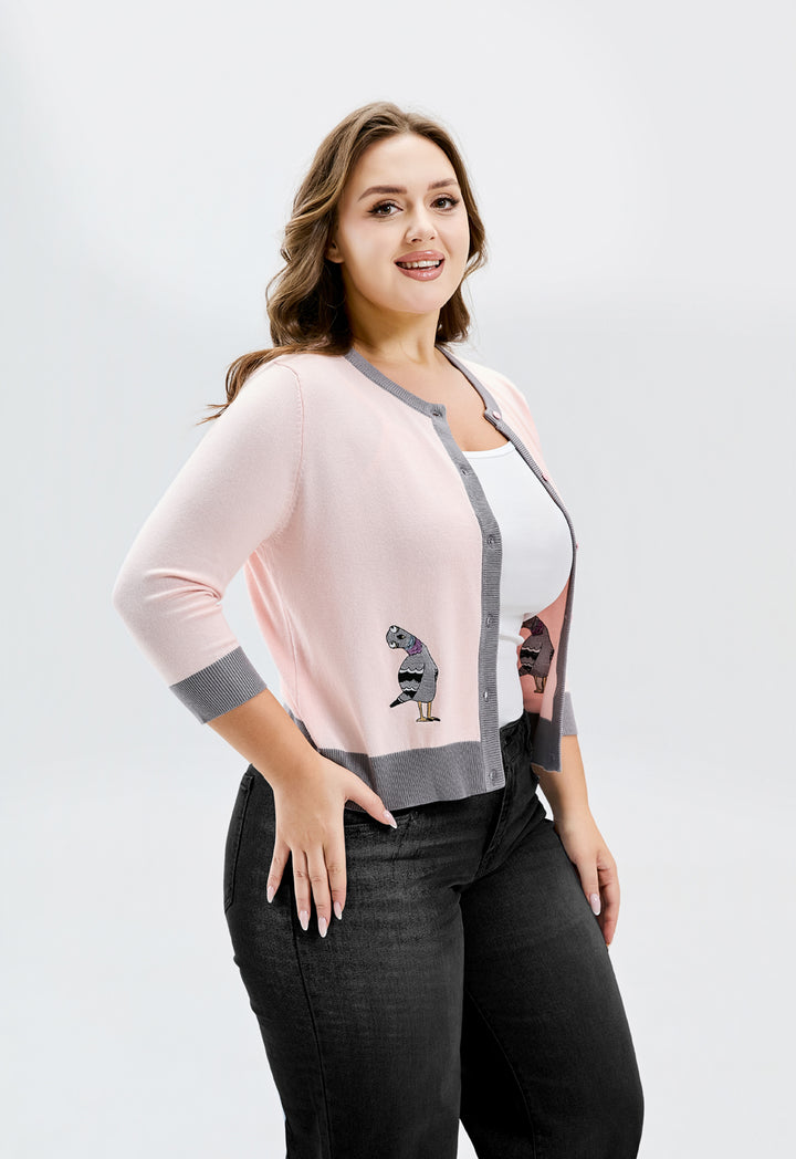 "Leslie" Swingin’ Pigeons (Embroidered)