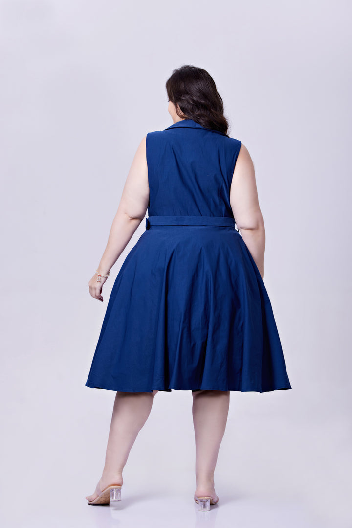 "Jani" Navy Solid
