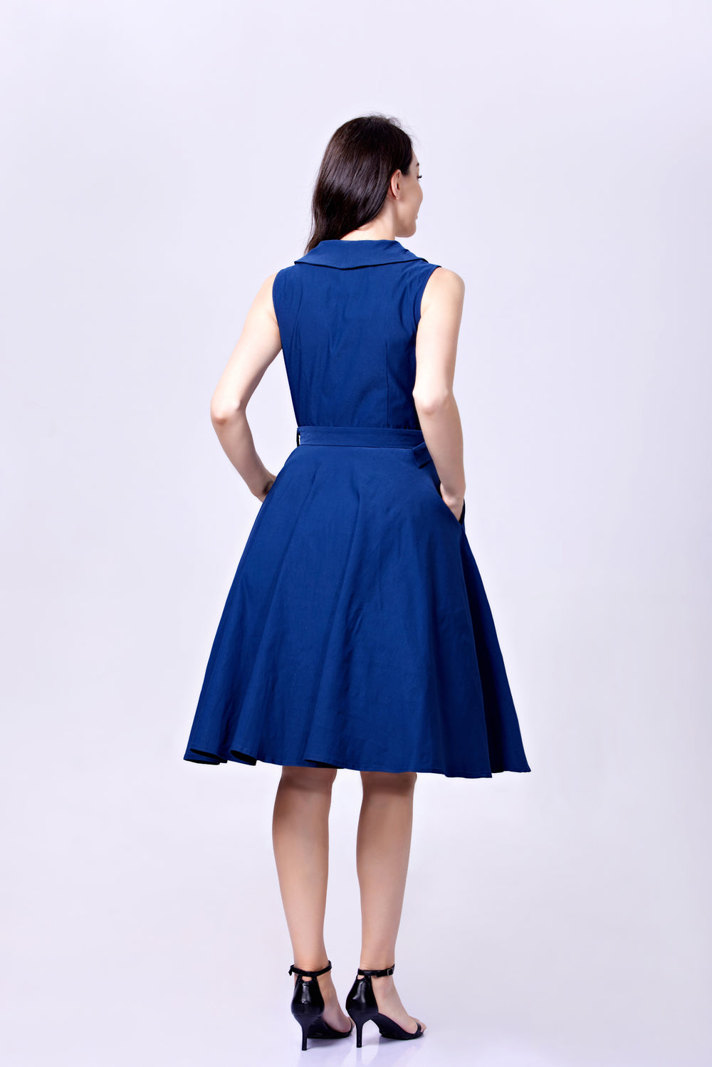 "Jani" Navy Solid