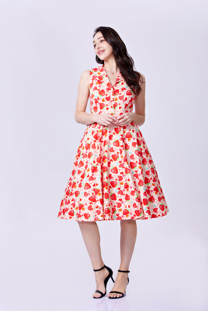 "Jani" Strawberry Hearts
