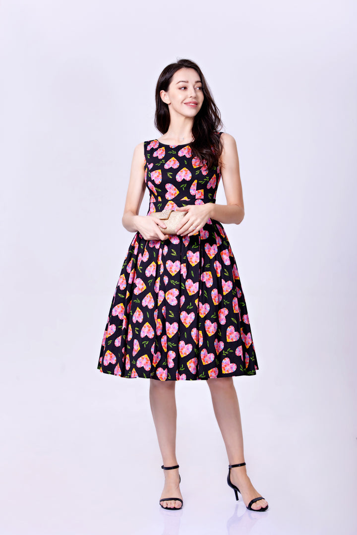 "Lily" Heart &amp; Leaves