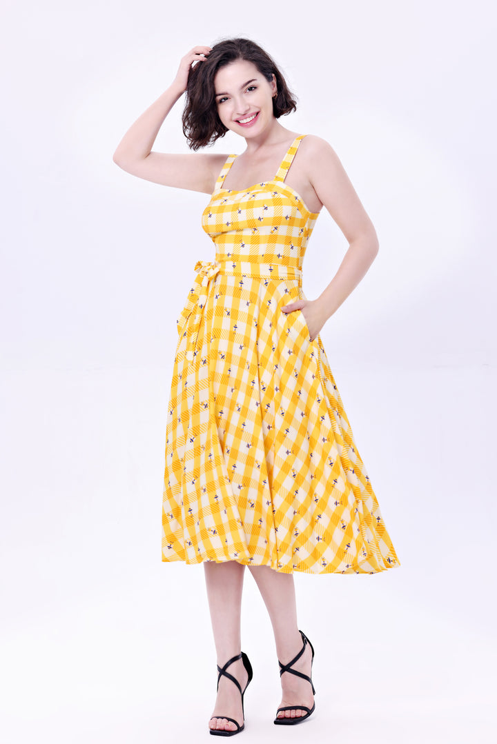 "Lori" Bees in Gingham