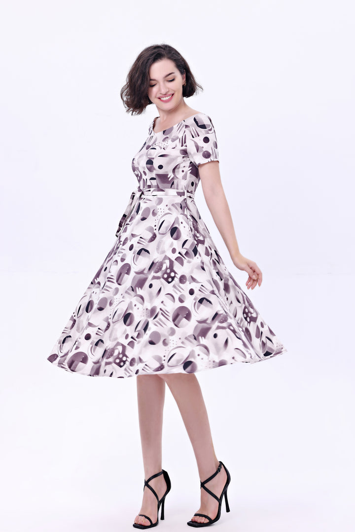 "Bella" Monochrome Geometrics