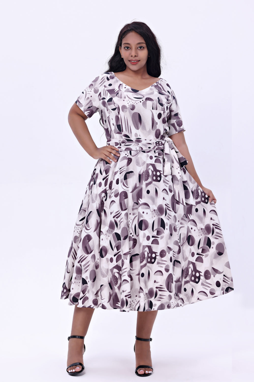 "Bella" Monochrome Geometrics