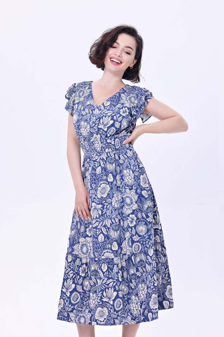 "Daisy" Monochrome Florals