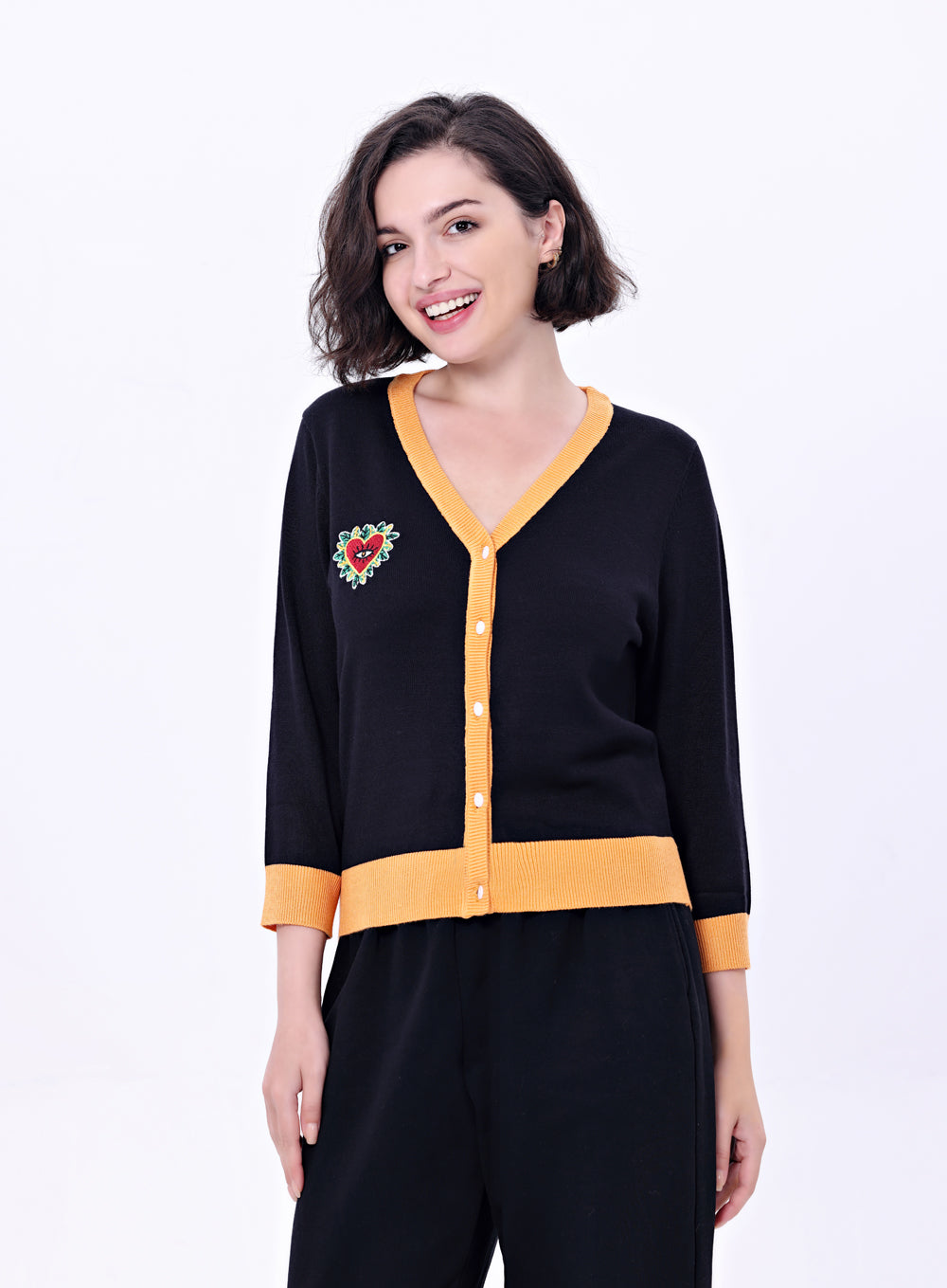 "Skye" Cheetah Embroidered Cardigan