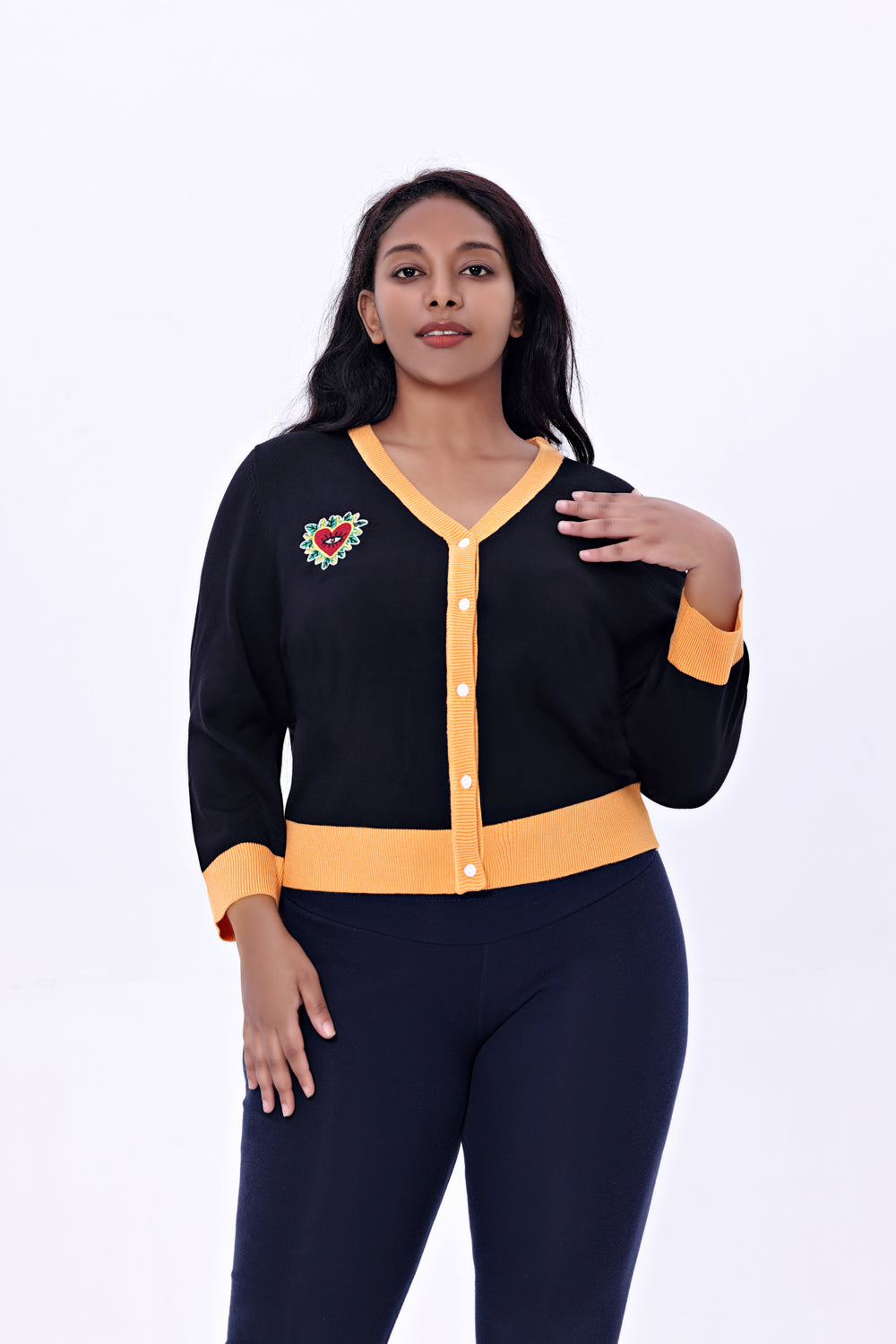 "Skye" Cheetah Embroidered Cardigan