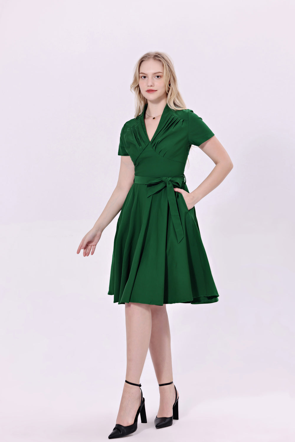 "Rose" Forest Green