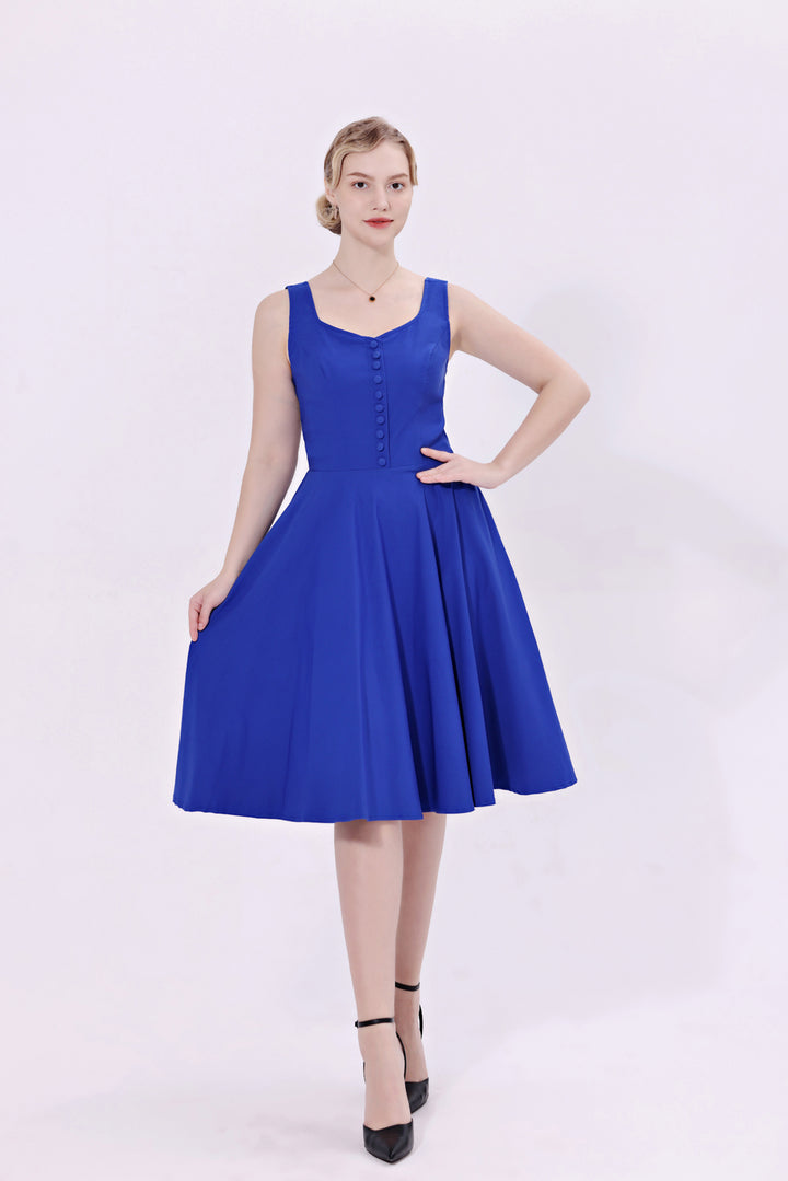 "Heidi" Solid Royal Blue