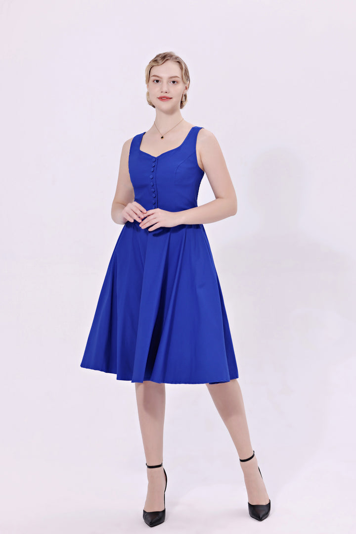 "Heidi" Solid Royal Blue
