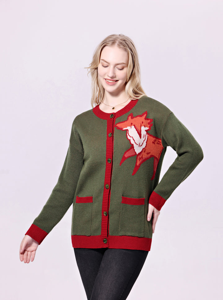 Adley Fox Cardigan w/ Pockets