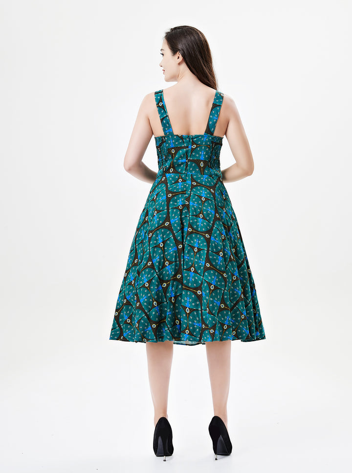 "Heidi" Art Deco Peacock