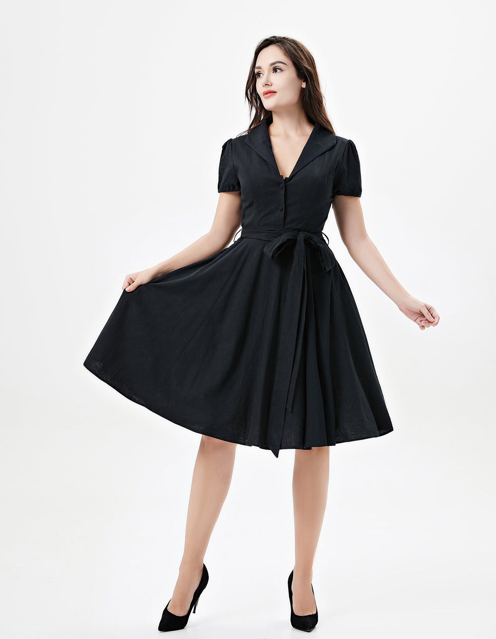 "Monroe" Black (Solid)