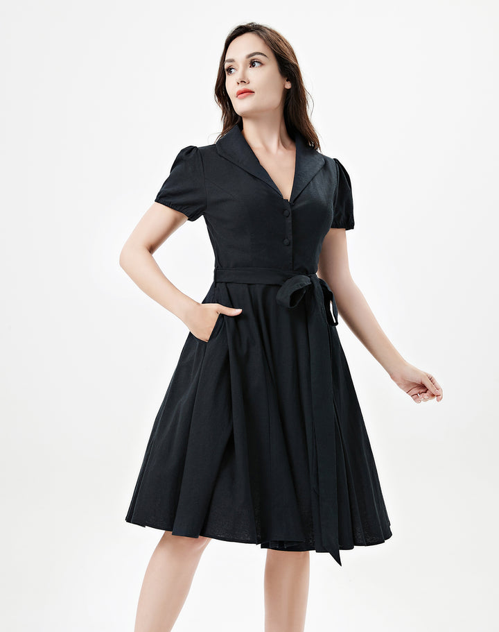"Monroe" Black (Solid)