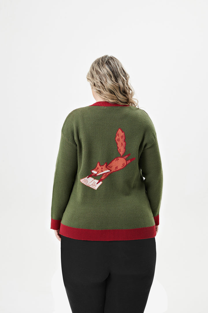 Adley Fox Cardigan w/ Pockets