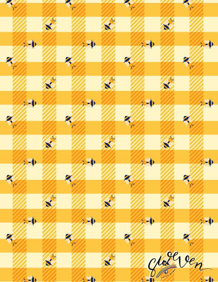 "Lori" Bees in Gingham