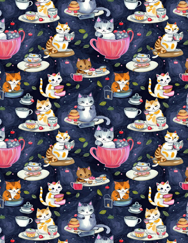 "Ruby" Cats Tea Time