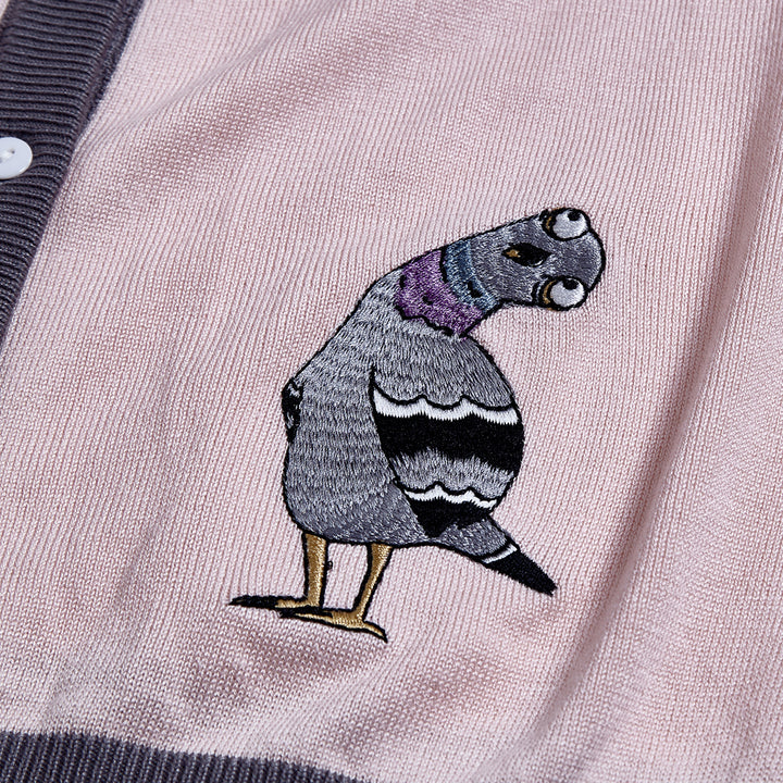 "Leslie" Swingin’ Pigeons (Embroidered)