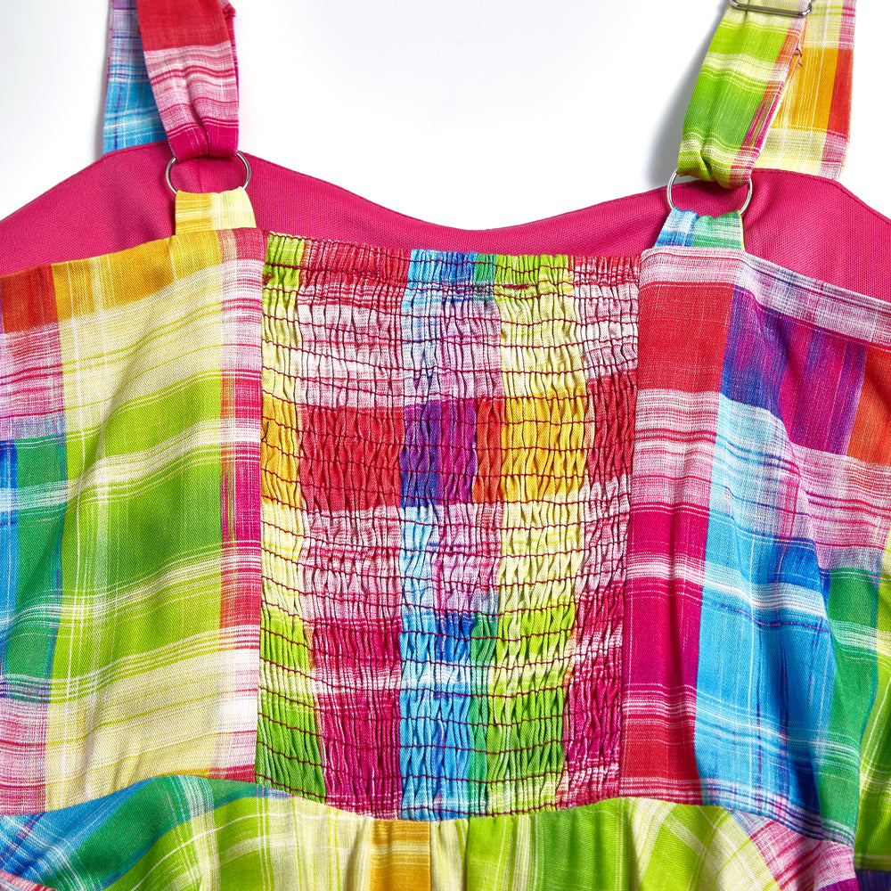 "Lori" Rainbow Plaid Jubilee