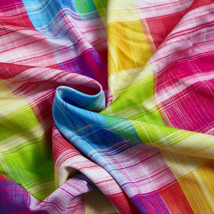 "Lori" Rainbow Plaid Jubilee