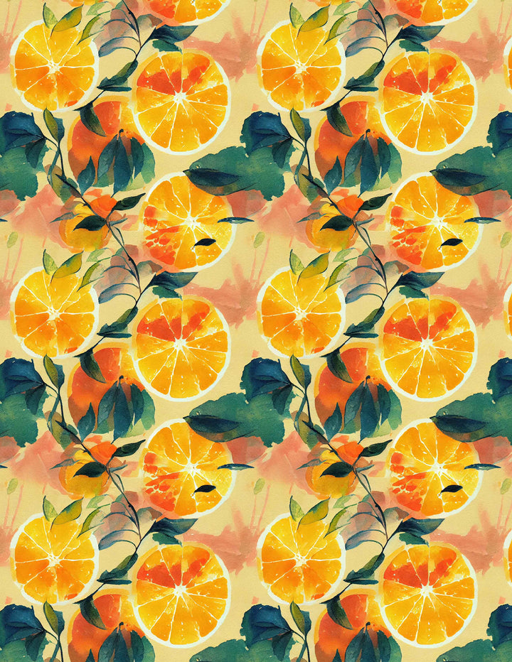 "Lily" Oranges in Watercolor