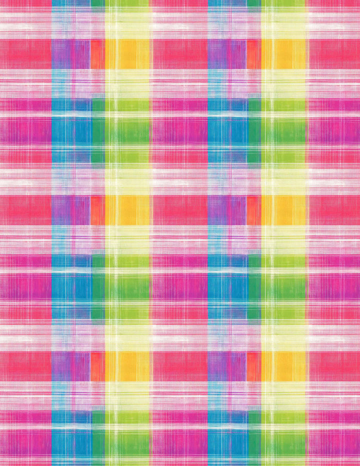 "Lori" Rainbow Plaid Jubilee