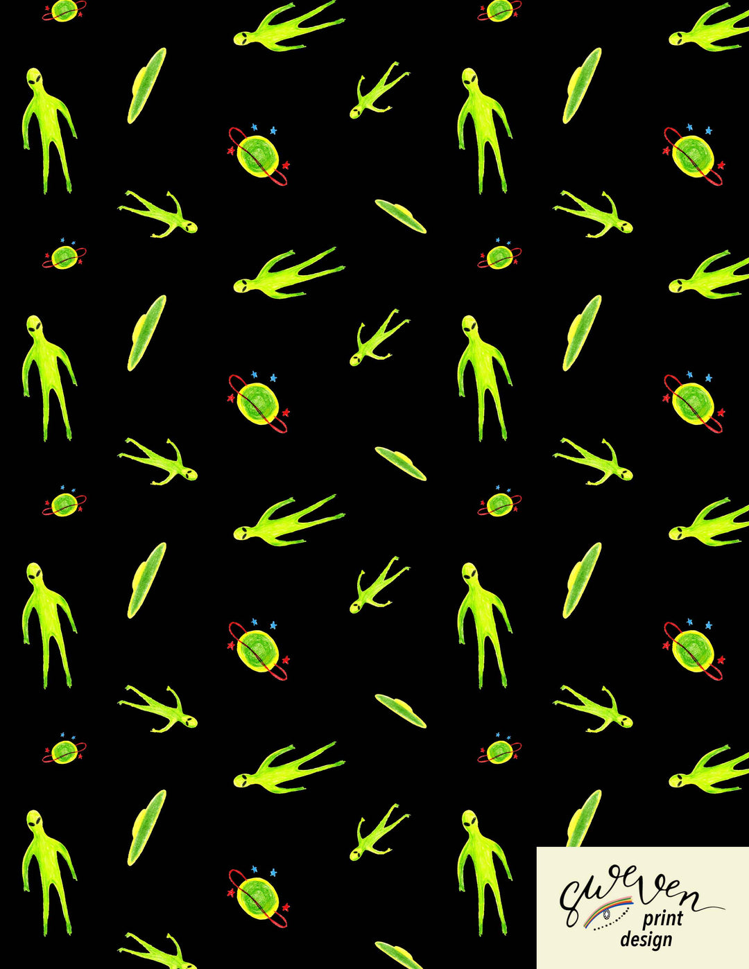 "Heidi" Little Green Visitors