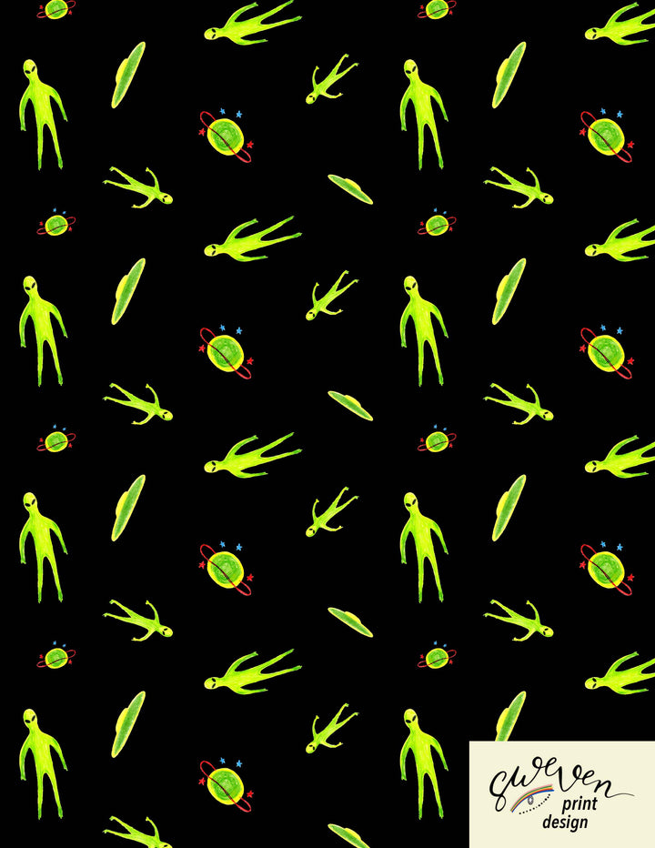 "Heidi" Little Green Visitors