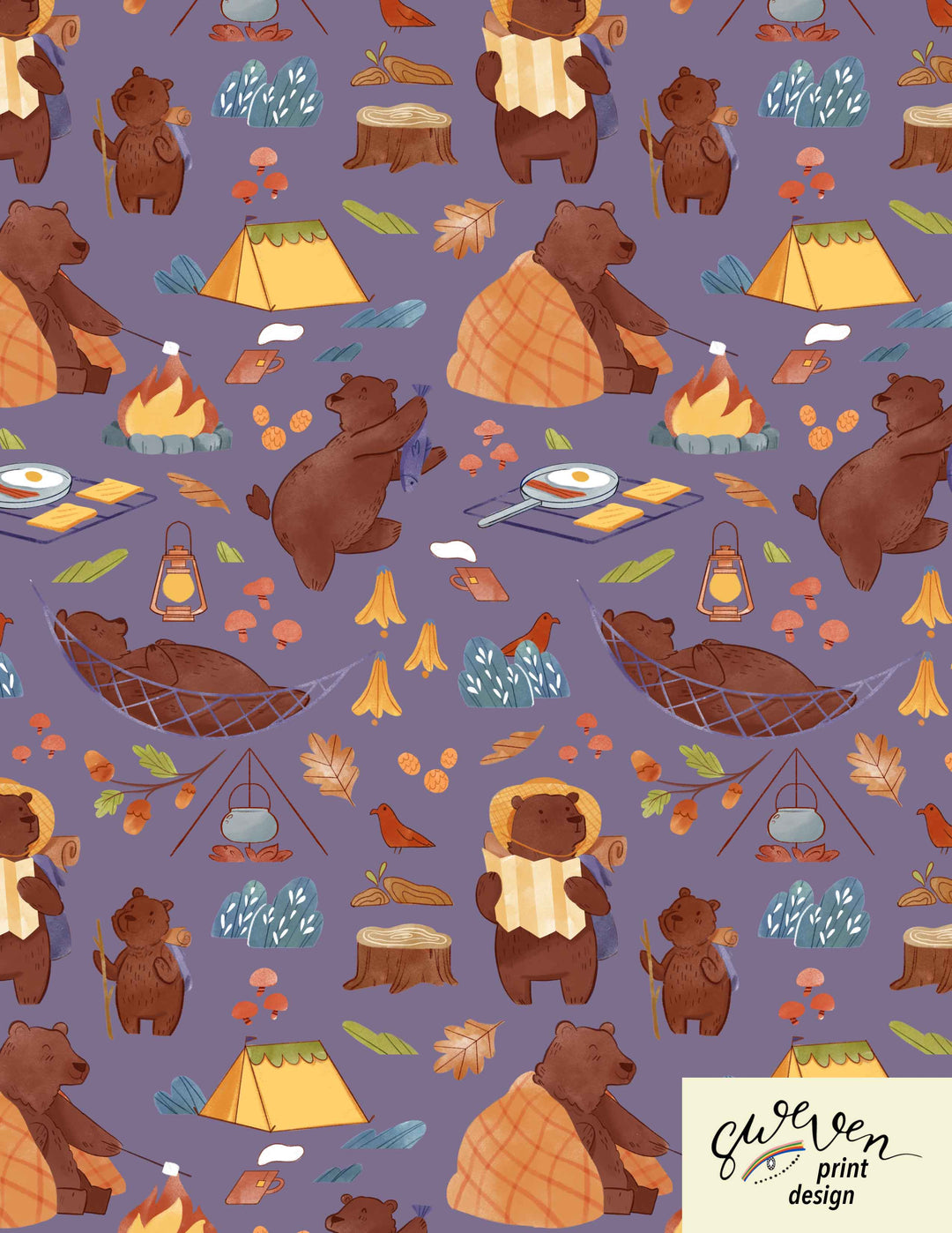 "Heidi" Camping Bears
