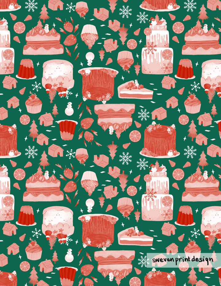 "Lily" Christmas Cakes