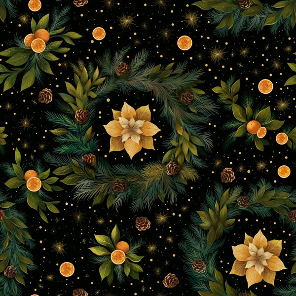 "Lily" Golden Noel Wreaths