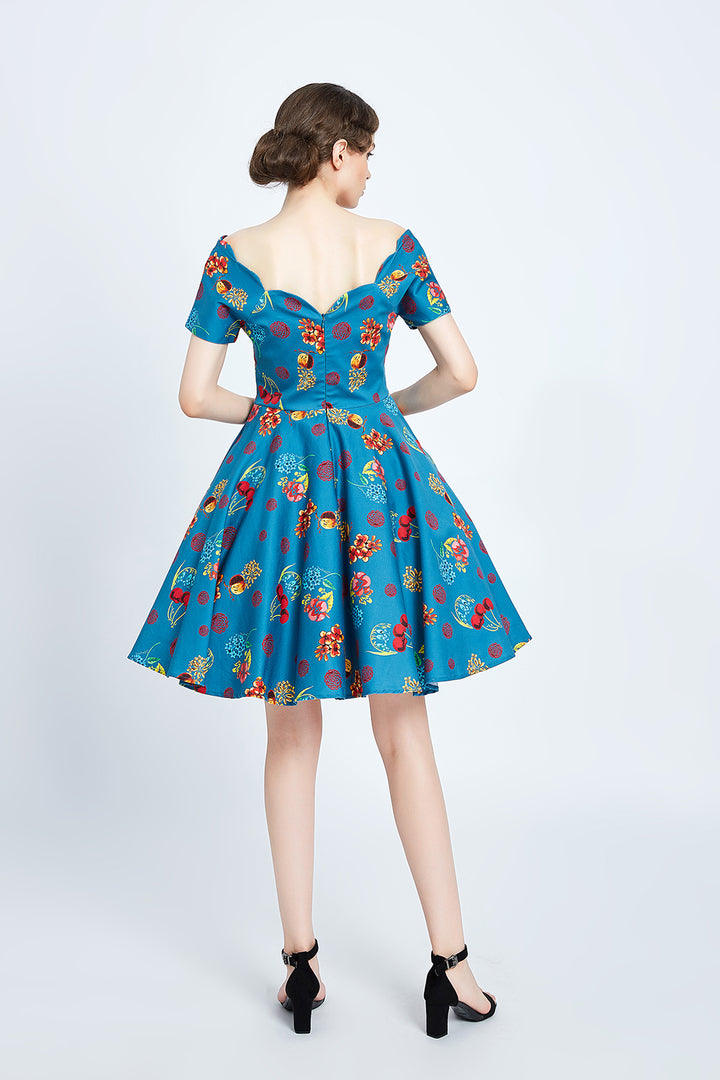 "Leanne" Cherry Floral