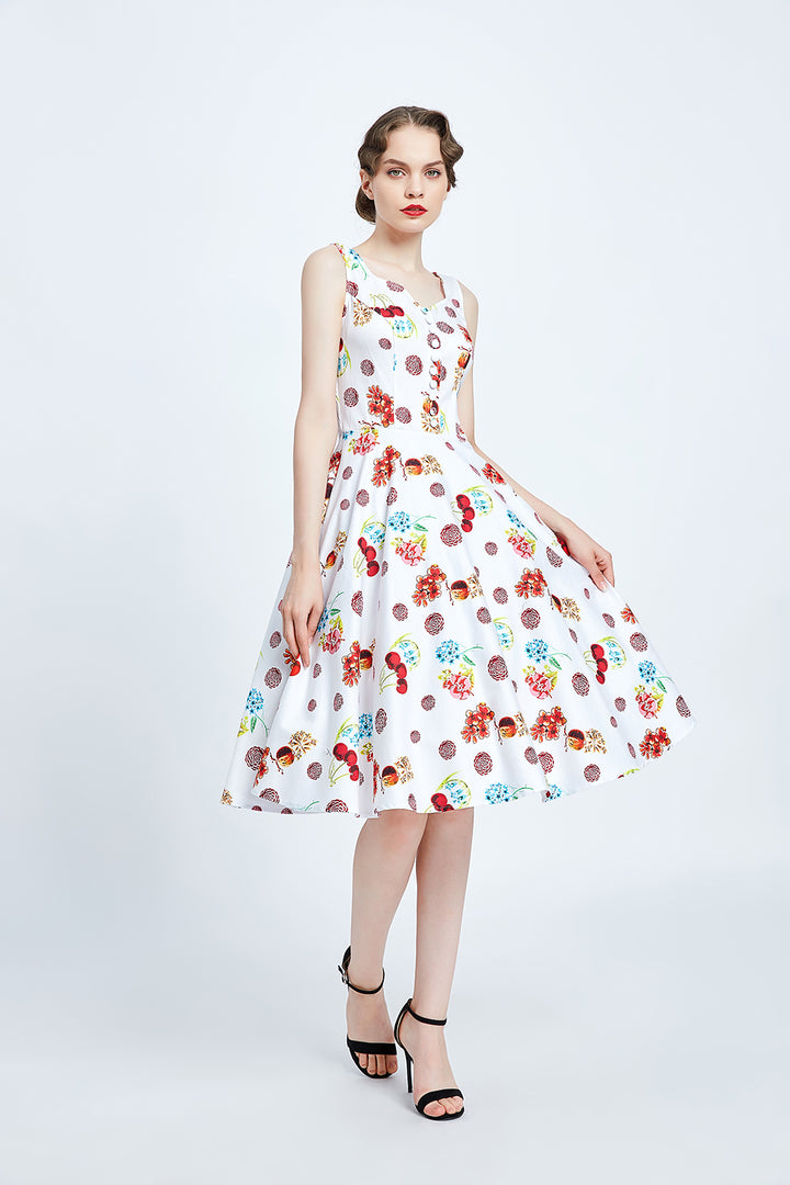 "Heidi" Cherry Floral