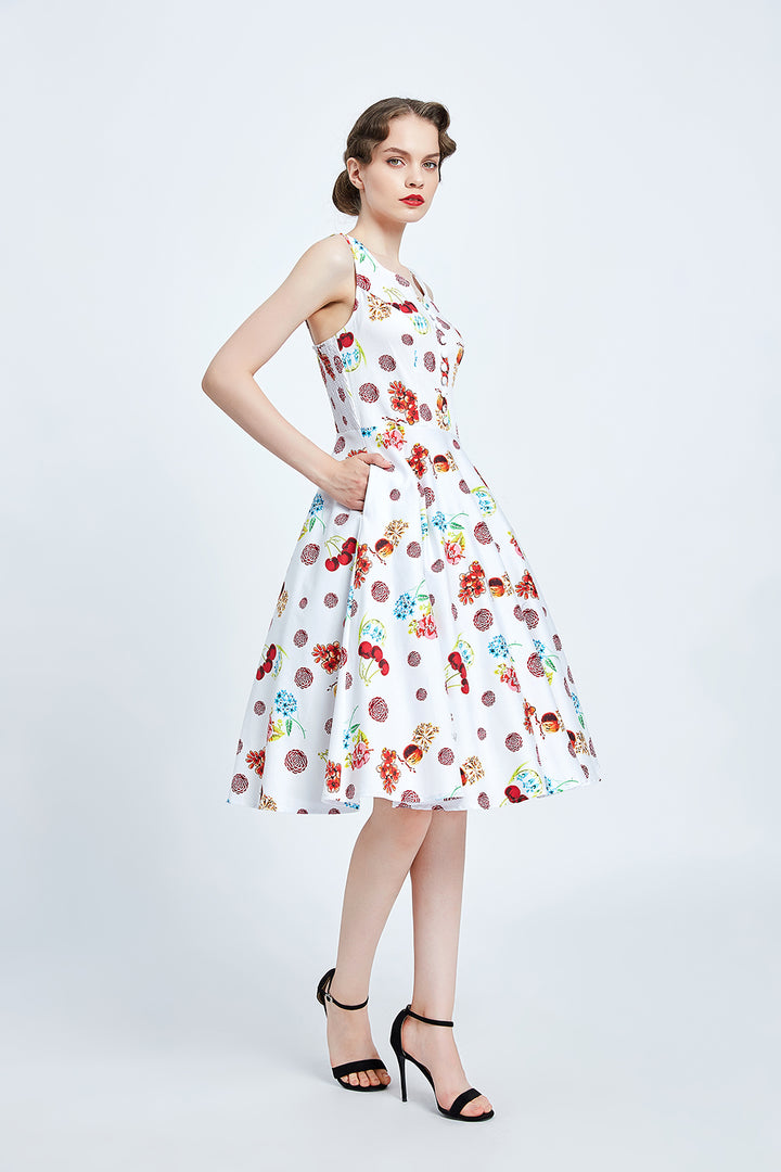"Heidi" Cherry Floral