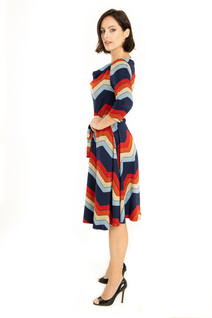 "Emma" Chevron Color Block
