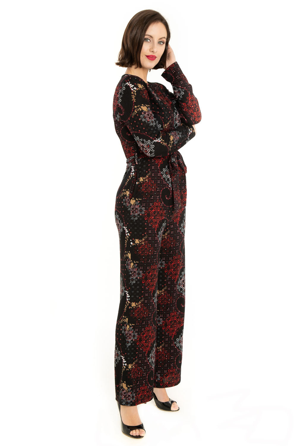 "Lisa" Multi Geometric Floral