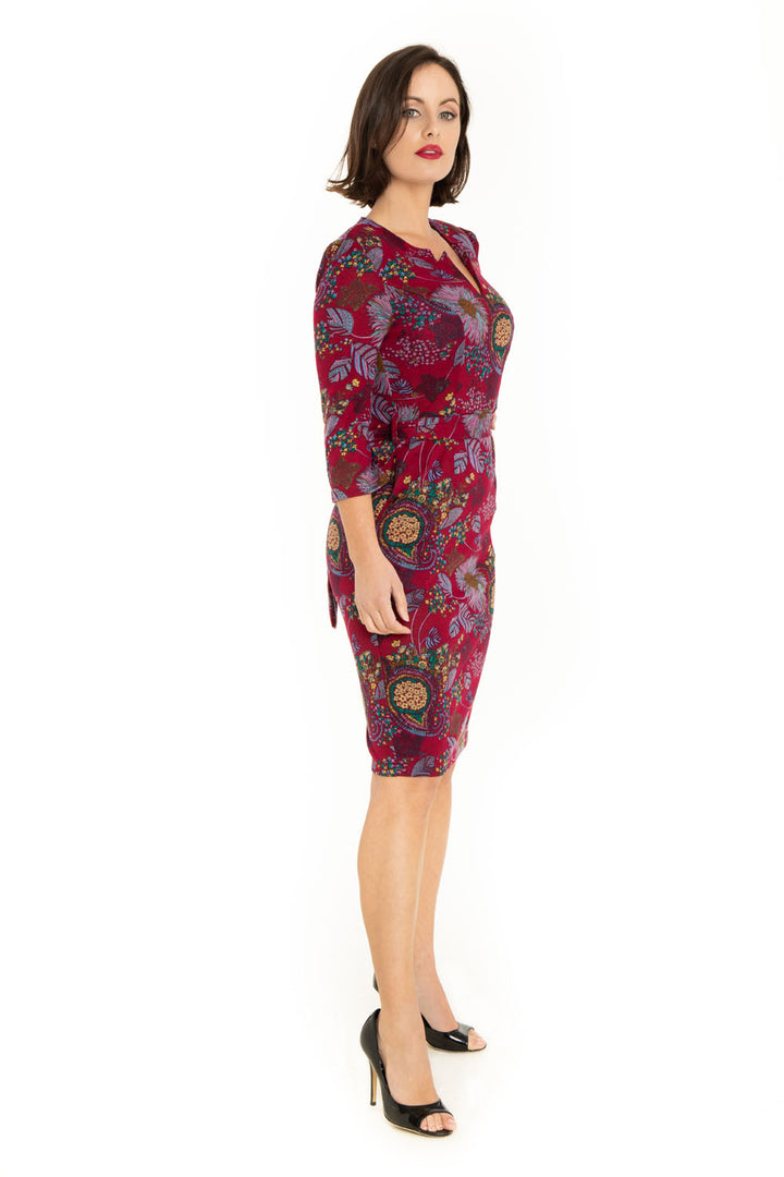 "Mila" Fuchsia Multi Floral