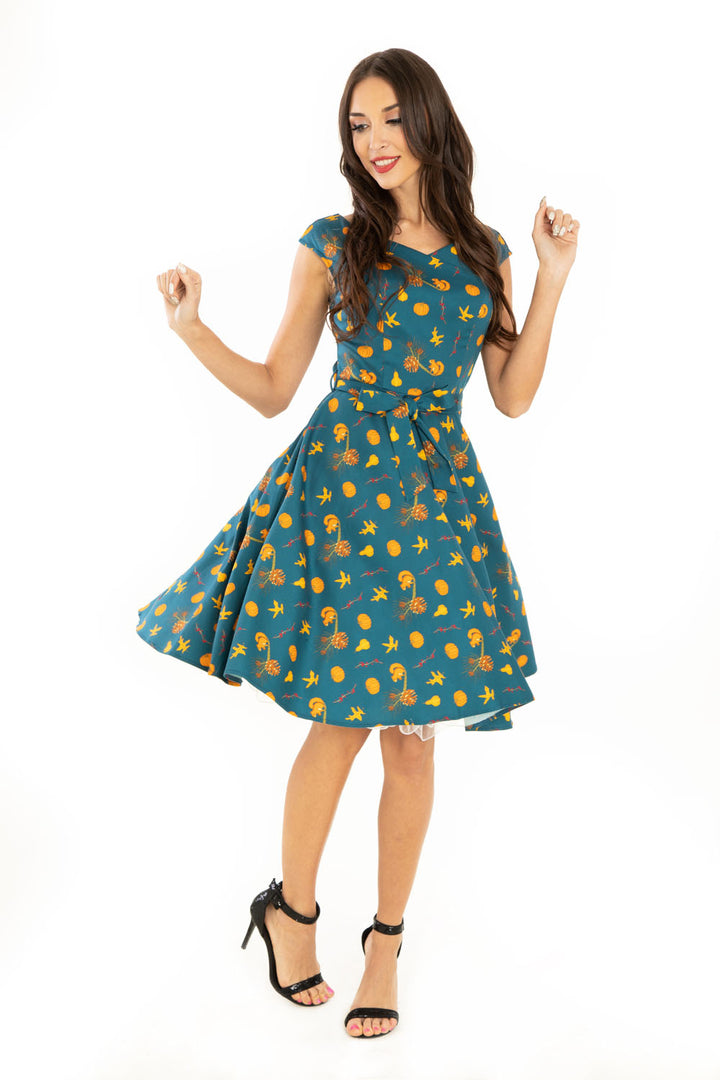 "Ivy" Blue Multi Fall Season