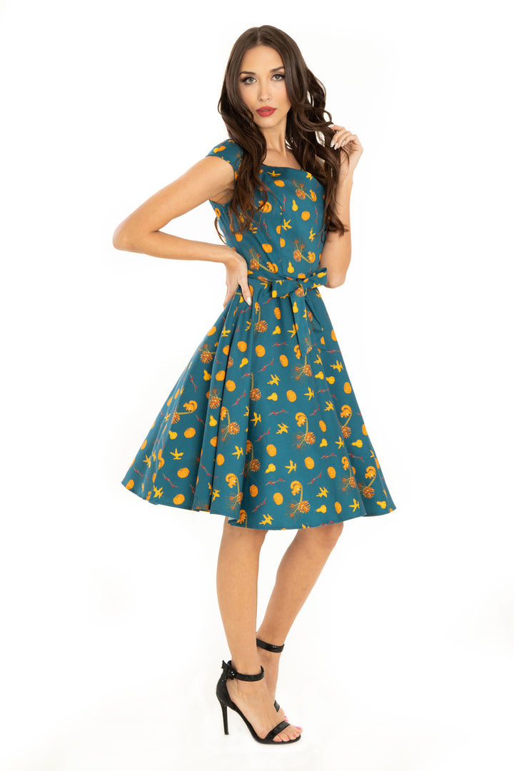 "Ivy" Blue Multi Fall Season